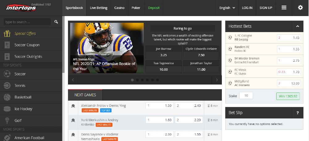 intertops sports betting review